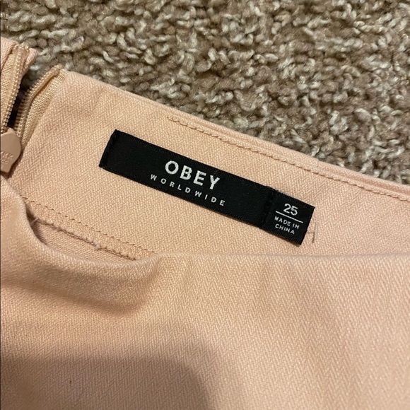 OBEY Noa Side Tape Mini Skirt NWOT Size XS - Picture 8 of 8